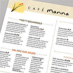 Cafe Manna Main Design Closeup