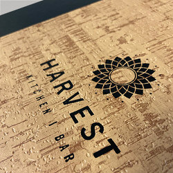 Harvest Kitchen | Bar Menu Cover Detail