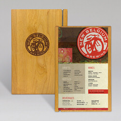 New Belgium Wood Board Cover and Insert