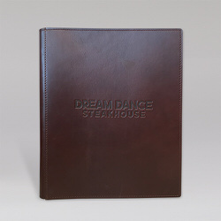 Potawatomi Dream Dance Genuine Leather Menu Cover