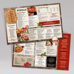 The Pizza Cookery Main Menu
