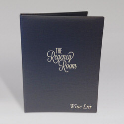 Hotel Roanoke Regency Wine Book Menu Cover